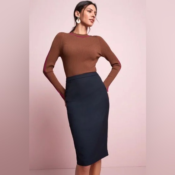 Dresses & Skirts - Armani Exchange Navy Pencil Skirt